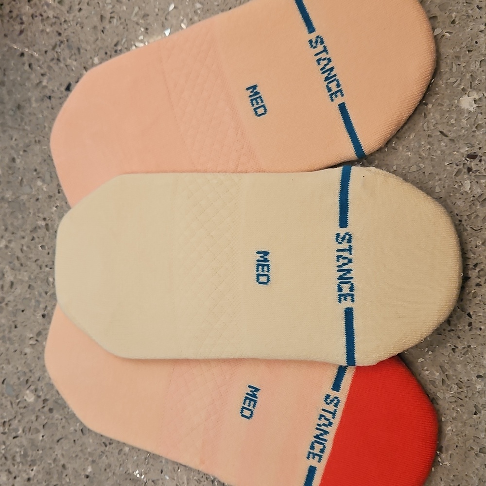 Stance 3 Pair No Show Socks - Picture 2 of 4